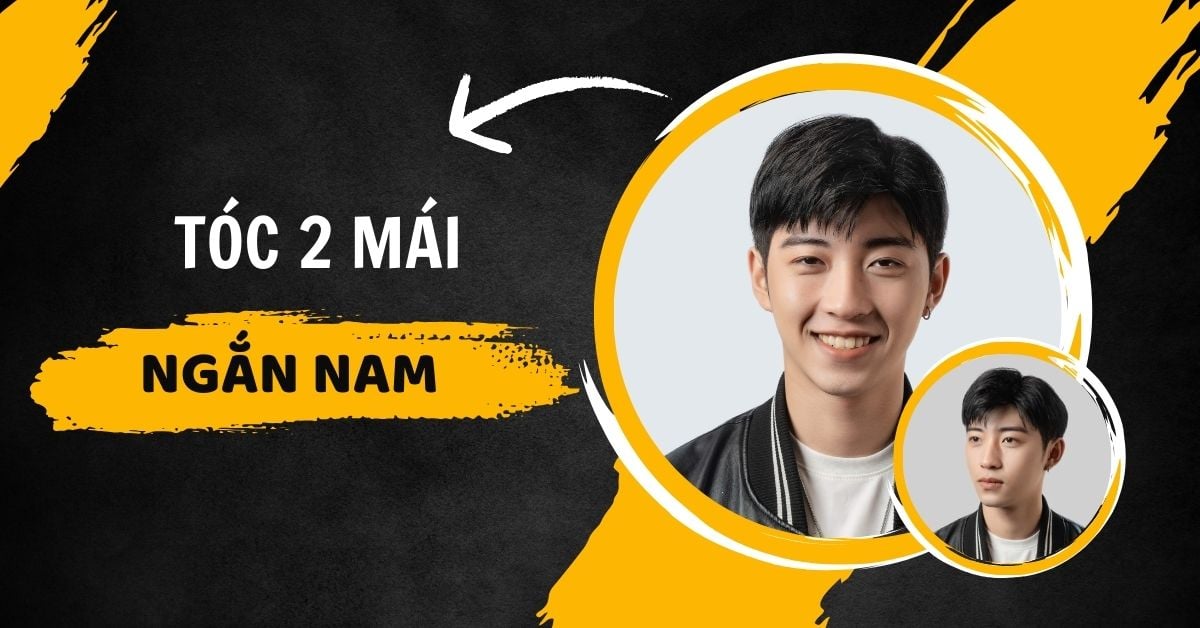 HOT Mẫu Tóc 2 Mái Ngắn Nam “Thu Hút Phái Nữ Giới” 2025