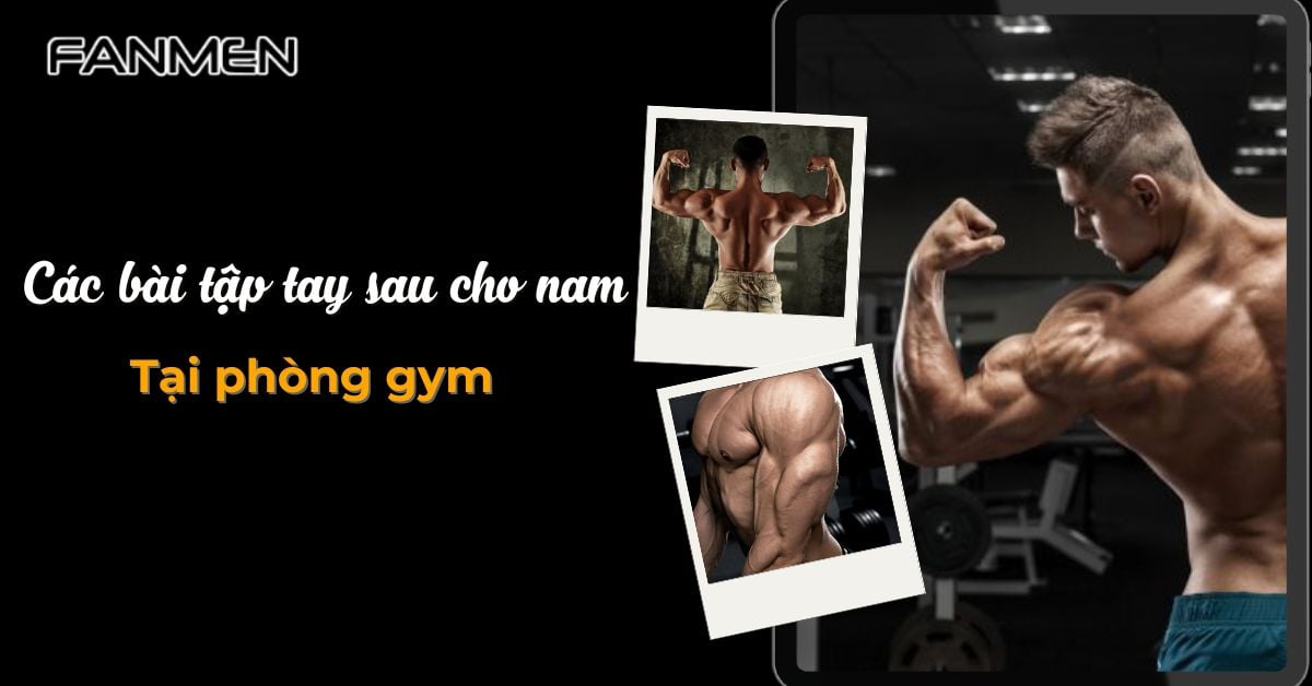 Bắp Tay Cuồn Cuộn: Các Bài Tập Tay Sau Cho Nam Tại Phòng Gym