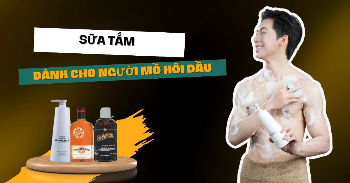 Sữa Tắm Dành Cho Người Mồ Hôi Dầu Kiềm Dầu, Khử Mùi Cơ Thể