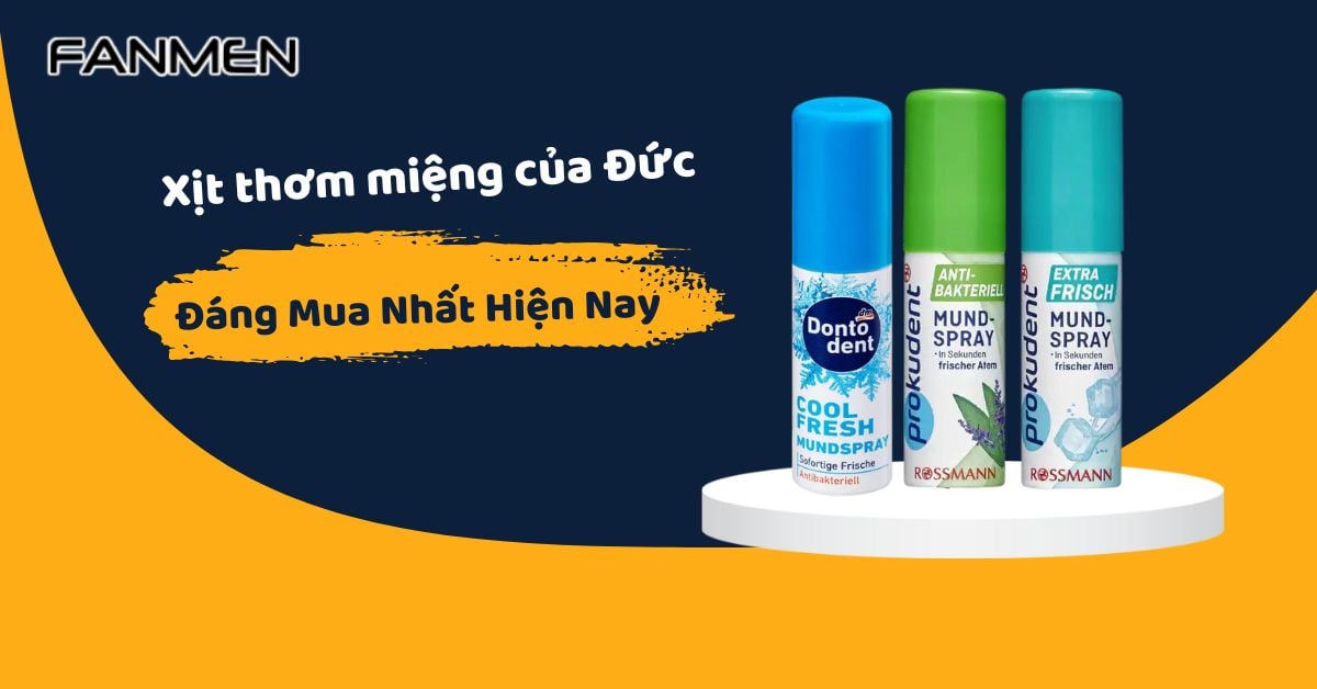 Review 3 Xịt Thơm Miệng Của Đức Đáng Mua Nhất Hiện Nay