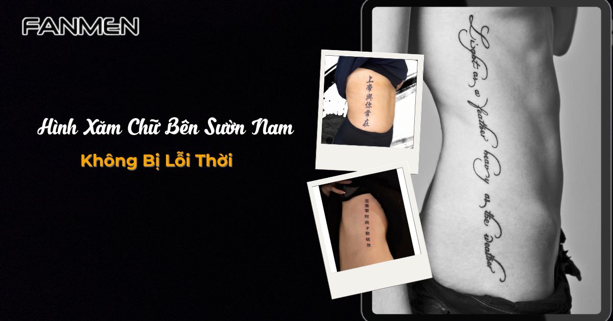 40 Hình Xăm Chữ Bên Sườn Nam Đẹp “Không Bị Lỗi Thời” 2025