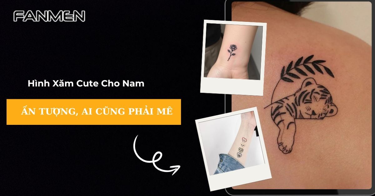 50+ Hình Xăm Cute Cho Nam Đơn Giản, Ấn Tượng, Ai Cũng Mê