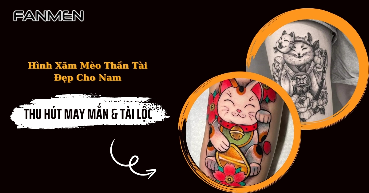 80+ Hình Xăm Mèo Thần Tài Đẹp Cho Nam Chiêu Tài Lộc, May Mắn