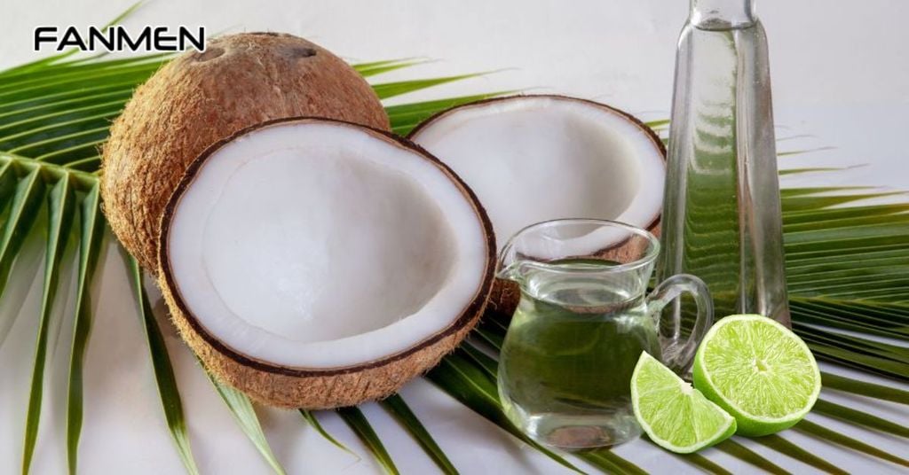 Trị thâm vùng kín nam bằng dầu dừa và chanh