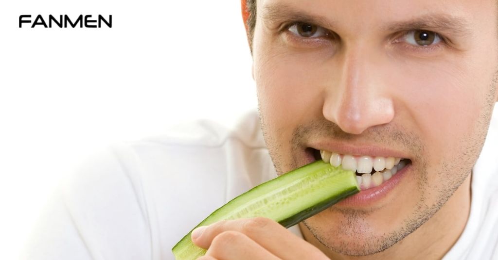 Ăn dưa chuột trực tiếp