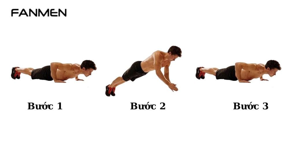 Bài tập chống đẩy vỗ tay trước