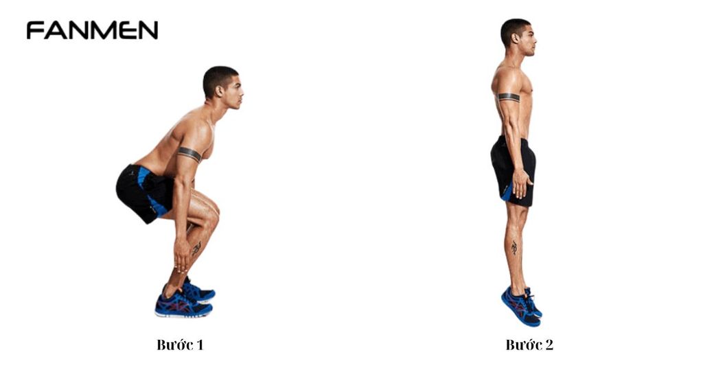 Bài tập bật nhảy tại chỗ Jumps Squat
