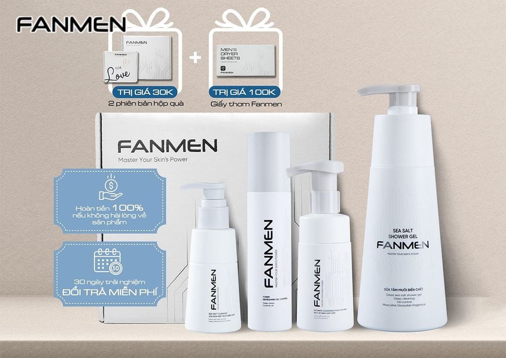 Mỹ phẩm chăm sóc da và cơ thể dành cho nam