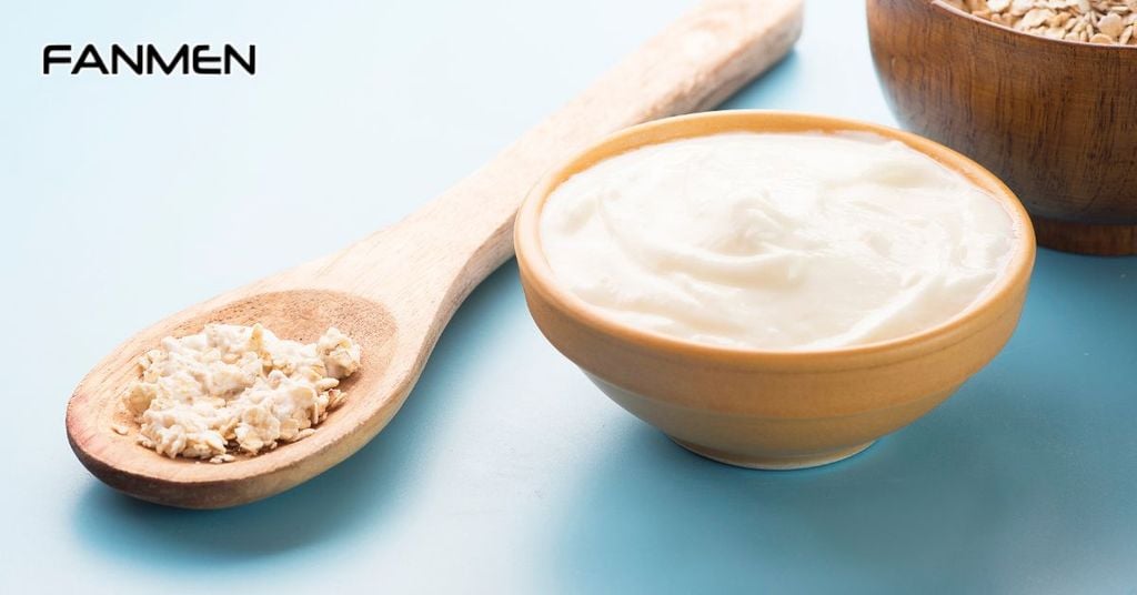 Mặt nạ bột yến mạch, sữa chua