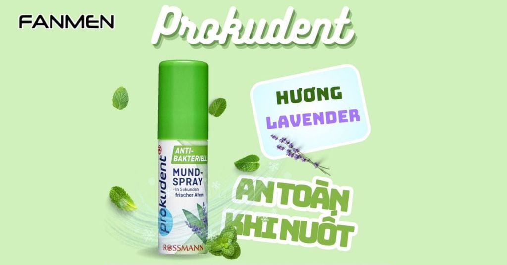 Xịt thơm miệng Đức Prokudent Mundspray Anti - Bakteriell