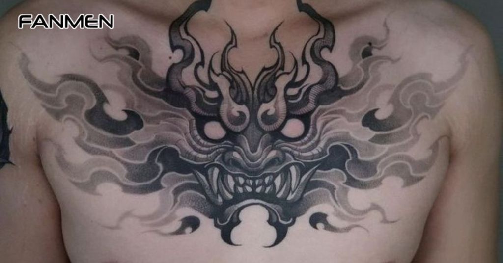 Các hình xăm hình mặt quỷ 1