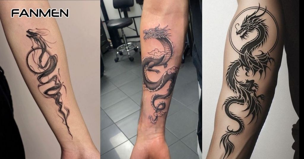 Các hình xăm hình rồng đẹp