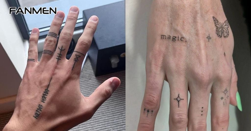 Các hình xăm ở ngón tay 1