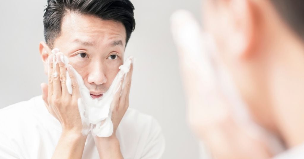 sữa rửa mặt trị mụn cám cho nam