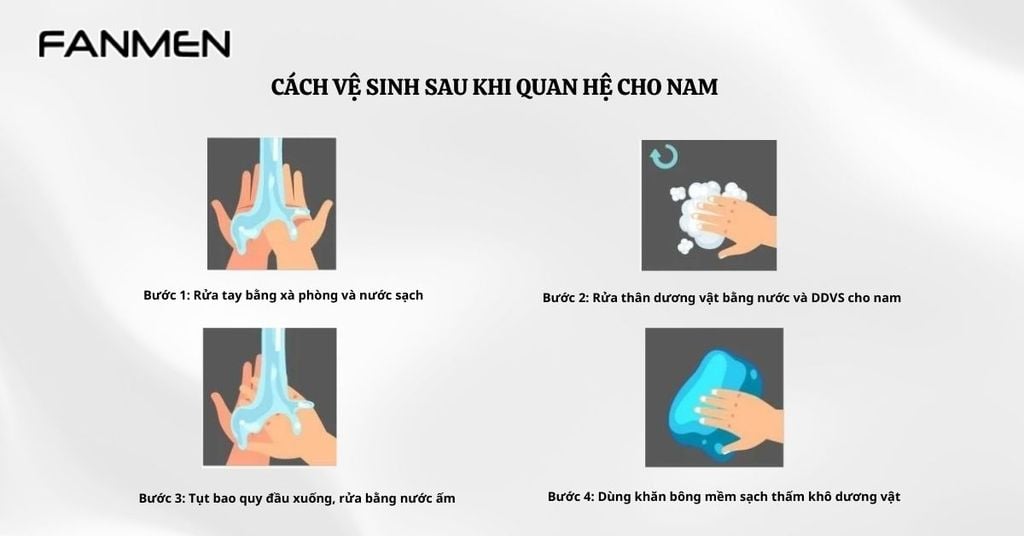 Hướng dẫn cách vệ sinh dương vật đúng cách