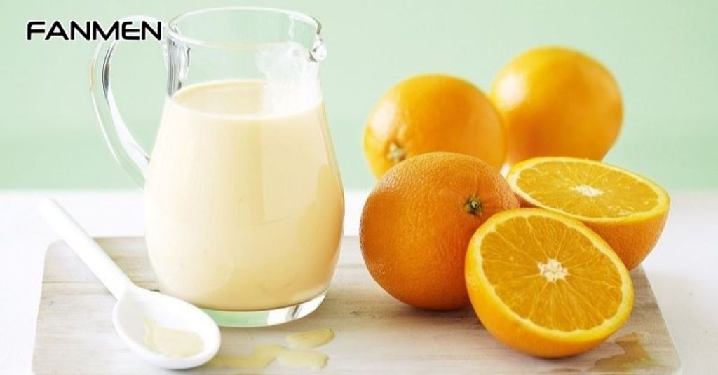 Cam và sữa tươi