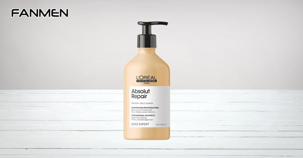 Dầu gội cho tóc khô xơ nam L'Oreal Serie Expert Absolut Repair