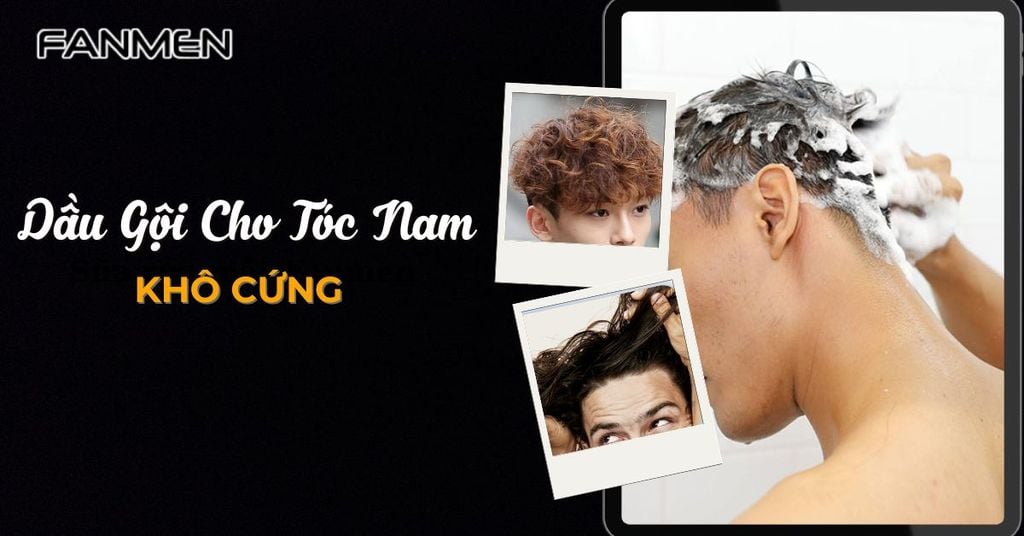 Dầu gội cho tóc nam khô cứng