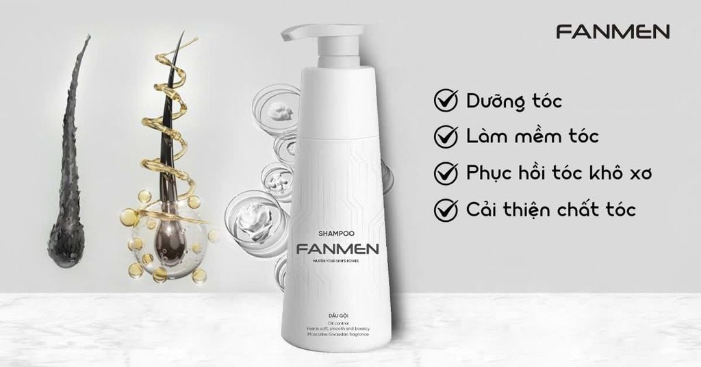 Dầu gội cho tóc rễ tre nam