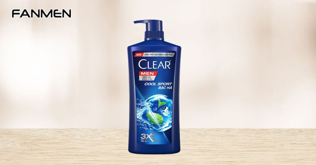 Dầu gội thơm cho nam Clear Men Cool Sport