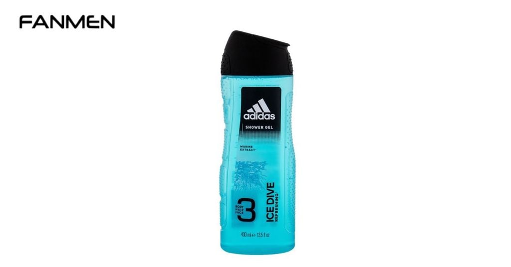 Dầu gội sữa tắm gội toàn thân Adidas Ice Dive 400ml