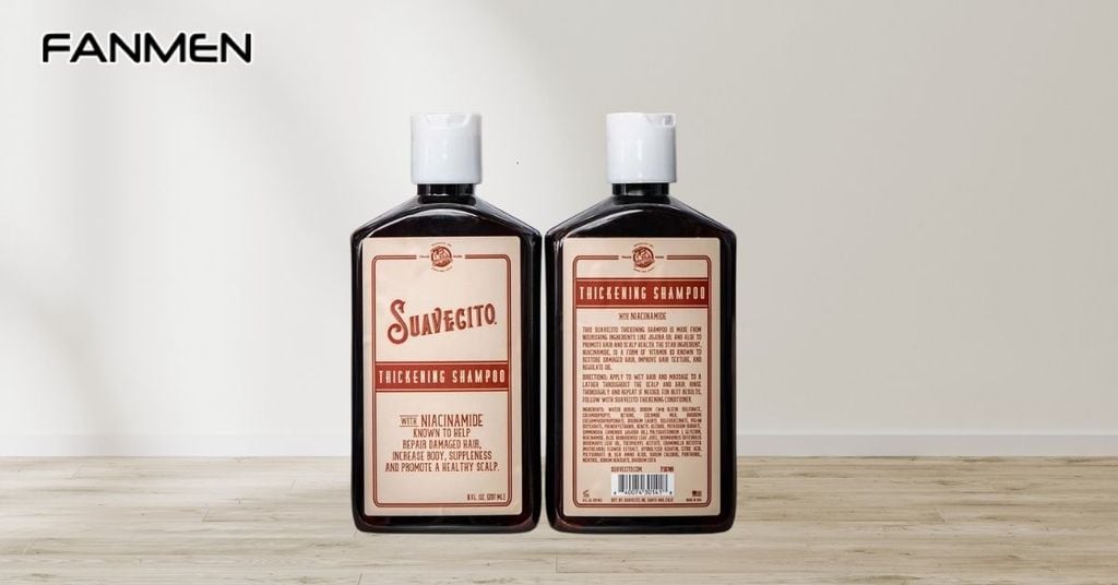 Dầu gội làm phồng tóc cho nam Suavecito Thickening Shampoo