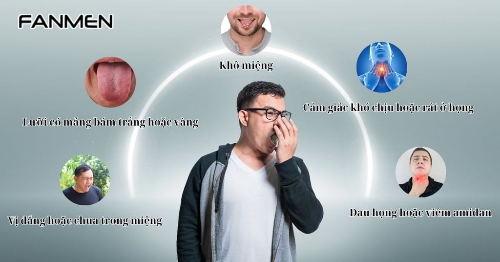 Dấu hiệu của miệng hôi mùi cá ươn