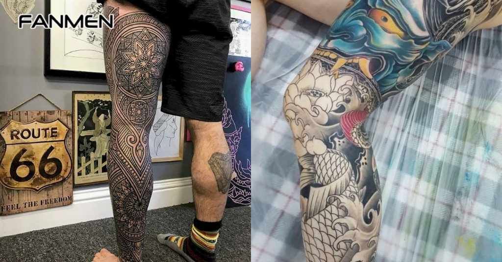 Full Leg Tattoo 5