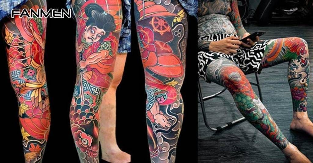 Full Leg Tattoo 2