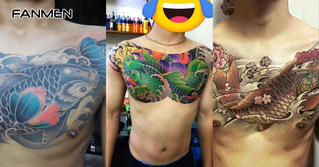 Hình Xăm Full Ngực Phong Cách Á Đông 3