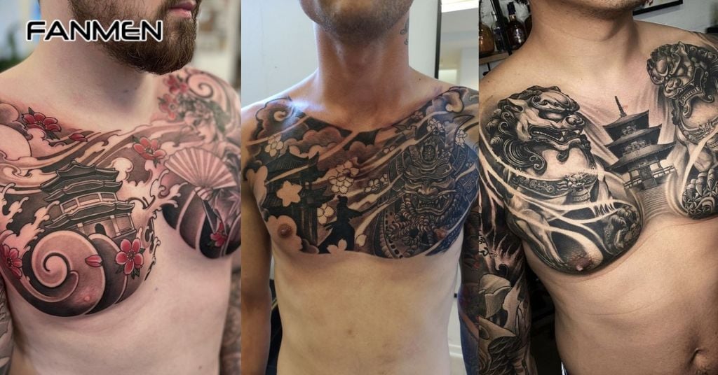 Hình Xăm Full Ngực Phong Cách Á Đông 5