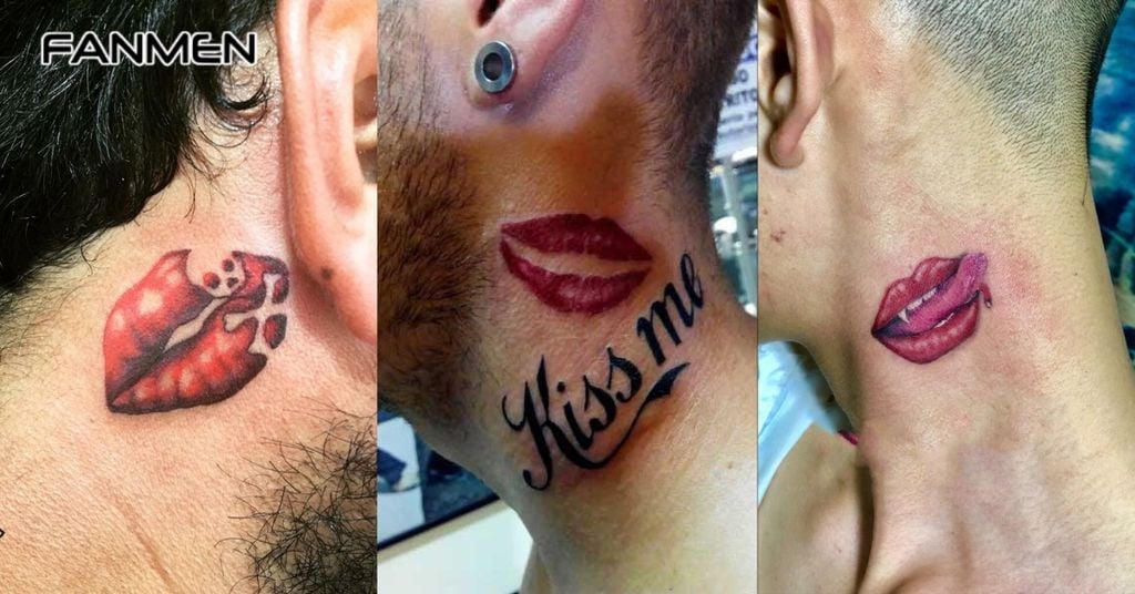 Hình Xăm Môi Kết Hợp Với Các Yếu Tố Khác