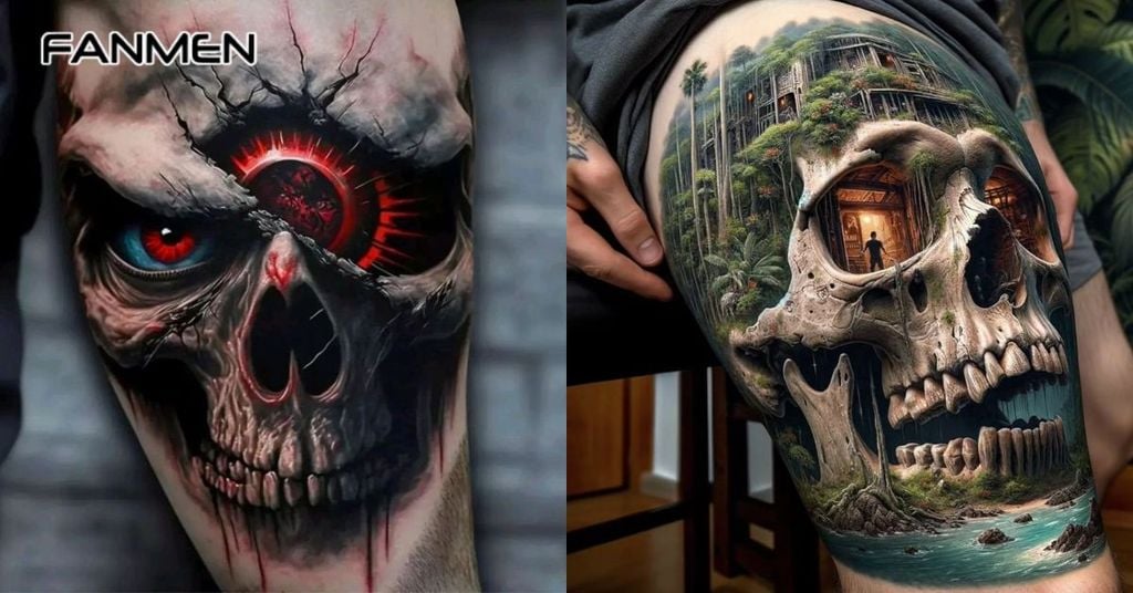Hình xăm 3D kinh dị, rùng rợn 7