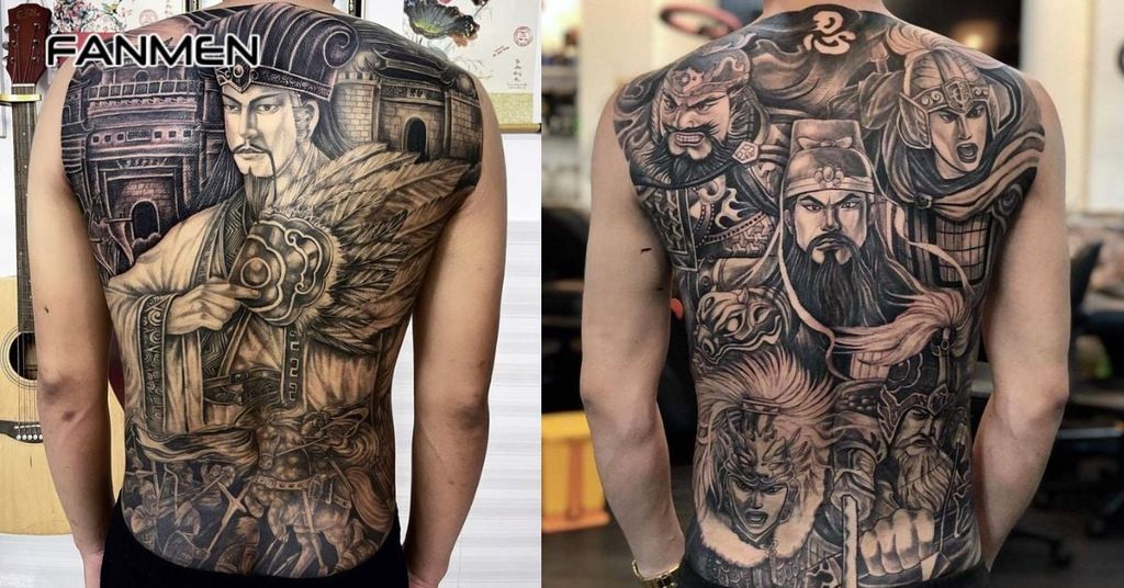 Hình xăm bít lưng đẹp cho nam 7