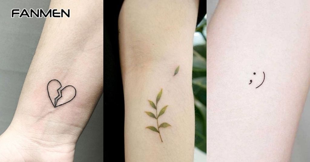 Hình xăm buồn tối giản 1