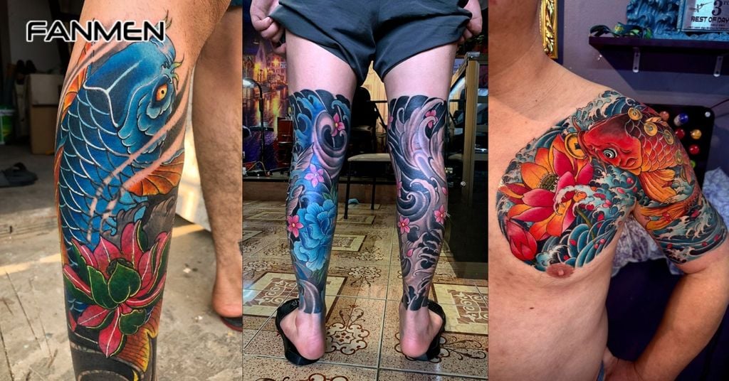 Hình xăm Cá chép 2