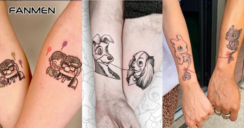 Hình xăm cặp độc đáo, cá tính