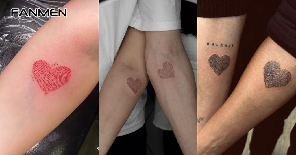 Hình xăm cặp đơn giản, tinh tế 6