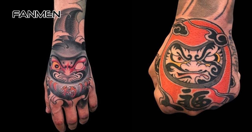 Hình xăm mu bàn tay chất cho nam