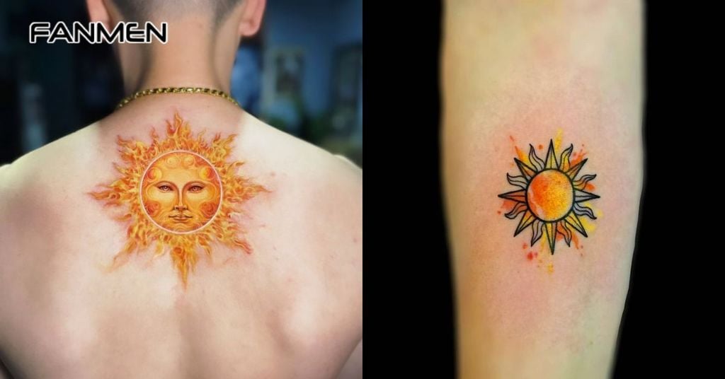 Hình xăm may mắn cho nam mệnh Hoả