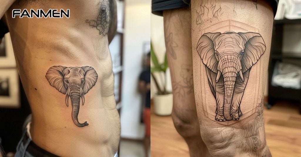 Hình xăm may mắn cho nam mệnh Kim