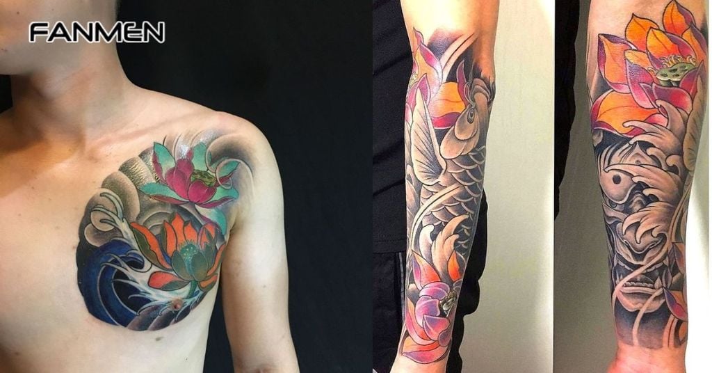 Hình xăm may mắn cho nam mệnh Thuỷ