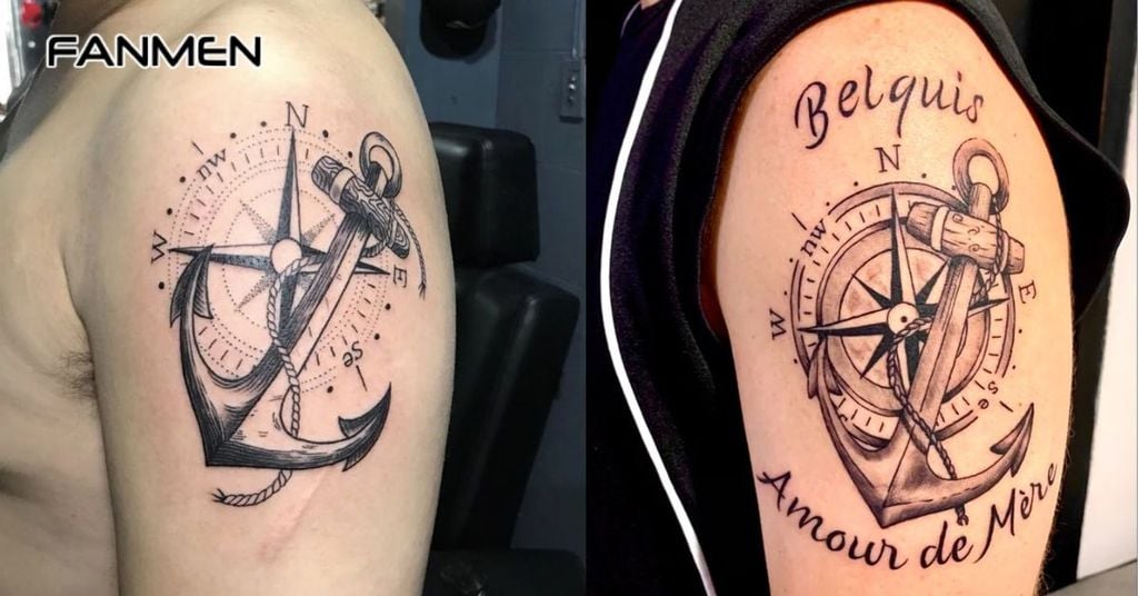 Hình xăm may mắn cho nam mệnh Thuỷ