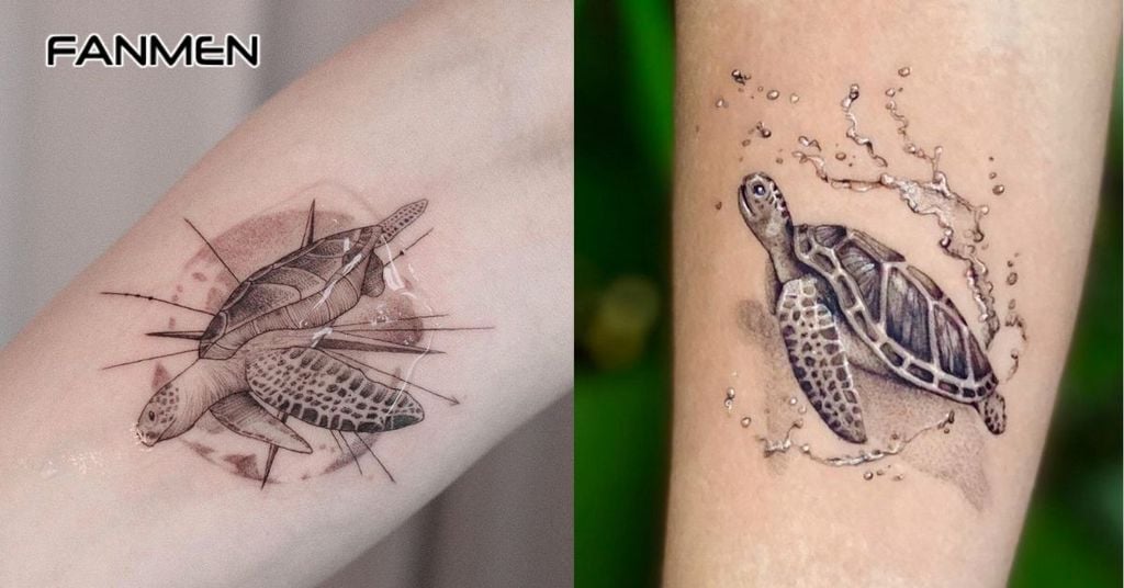 Hình xăm may mắn cho nam mệnh Thuỷ