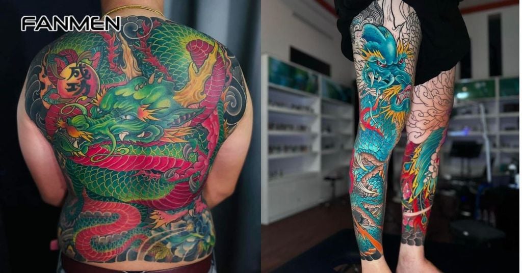 Hình xăm may mắn cho nam mệnh Thuỷ