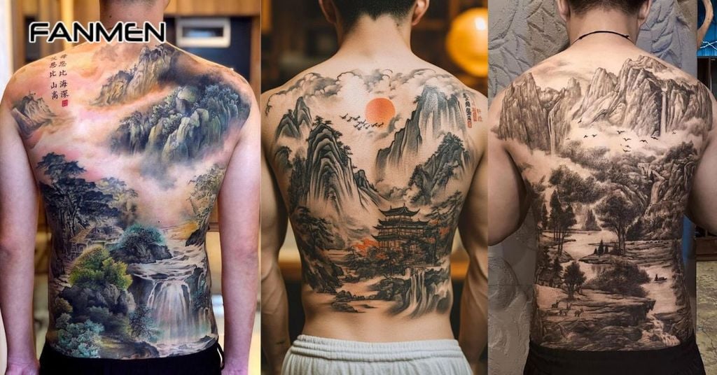 Hình xăm may mắn cho nam mệnh Thuỷ