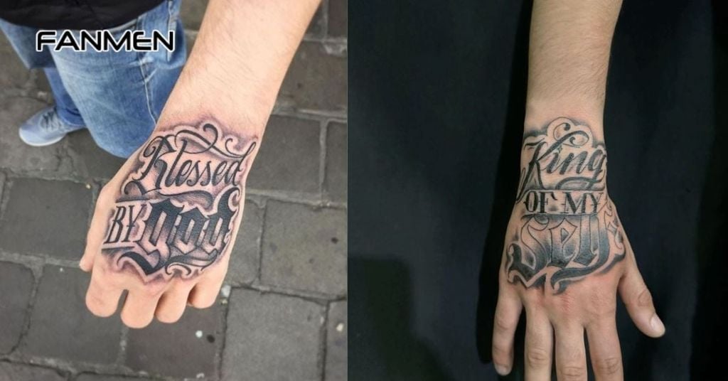 Hình xăm chữ ở tay