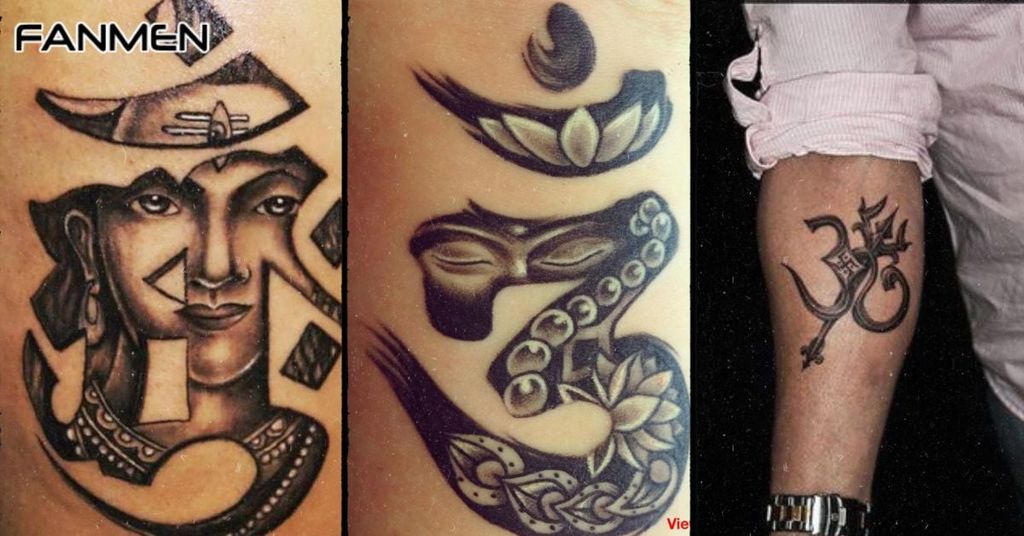 Hình xăm chữ Om cho nam mẫu 3