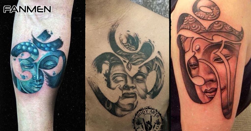 Hình xăm chữ Om cho nam mẫu 8