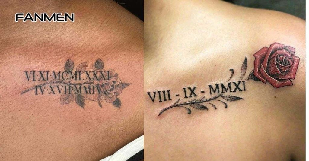 Hình xăm chữ và số